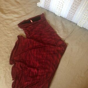 Red & Black Maxi Skirt (S)